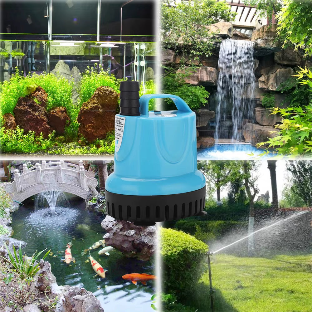 10/18/25/45/60/85/105W Submersible Water Pump Aquarium Circulating Pump Filter Bottom Suction Pump Fish Tank Water Pump