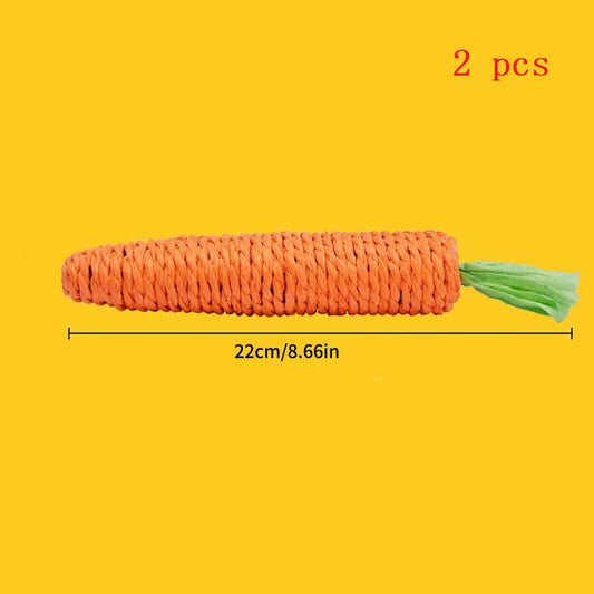 9PCS Small Pet Toy Set, Pet Rabbit, Hamster, Fun Toy, Grinding Supplies Color Random