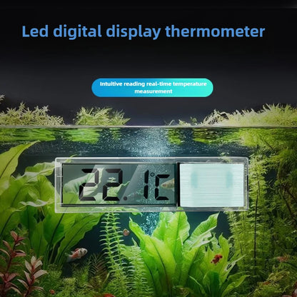 Aquarium Thermometer Electronic LCD Digital Fish Tank Temperature Measurement Fish Tank Temp Meter Aquarium Accessories