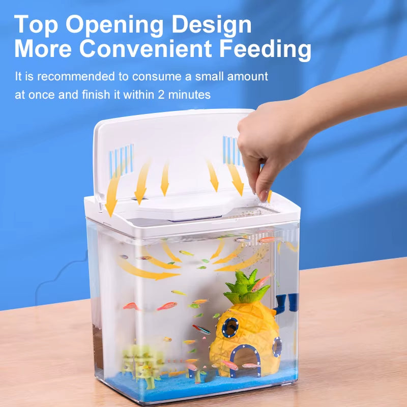 Fish Tank Living Room Small Mini Douyu Tank Household Tabletop Ecological Tank Self Circulating Back Filter Goldfish Tank
