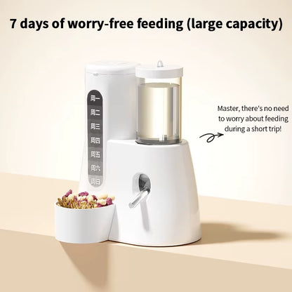 Hamster Water Feeder Small Animal Automatic Dispenser Drinking Water Bottle Bowls Dish with Food Container for Guinea Pig Rat