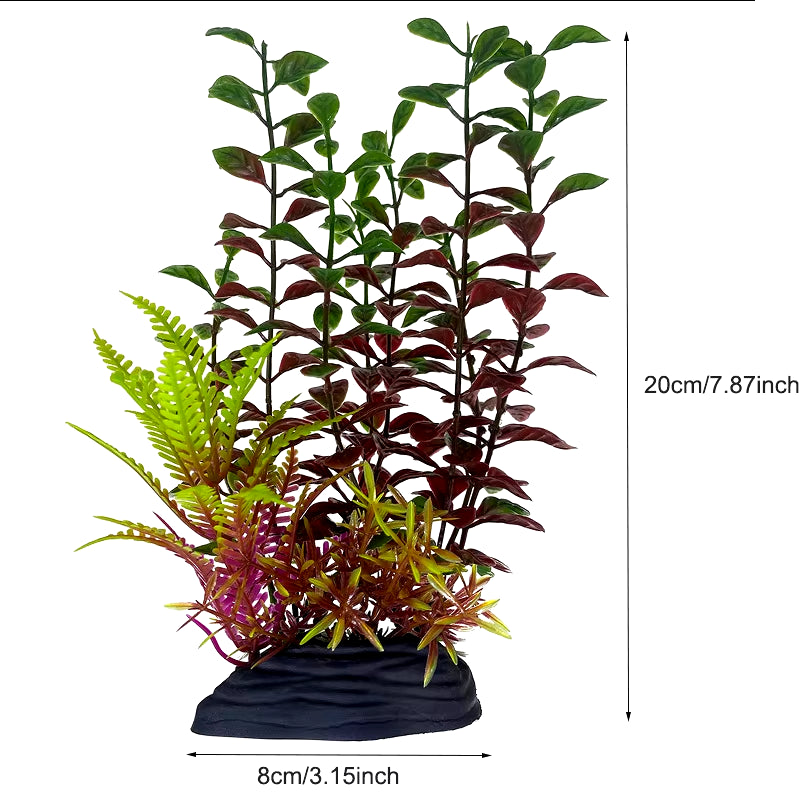 Artificial Aquarium Decor Plants Plastic Aquatic Plants Underwater Plants Aquarium Accessories Decoration Piante Acquario
