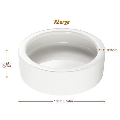 Reptile Food Bowl Feeding and Watering Bowl Anti-Escape Ceramic Feeding and Watering Bowl Anti-Escape Super Worm Feeder