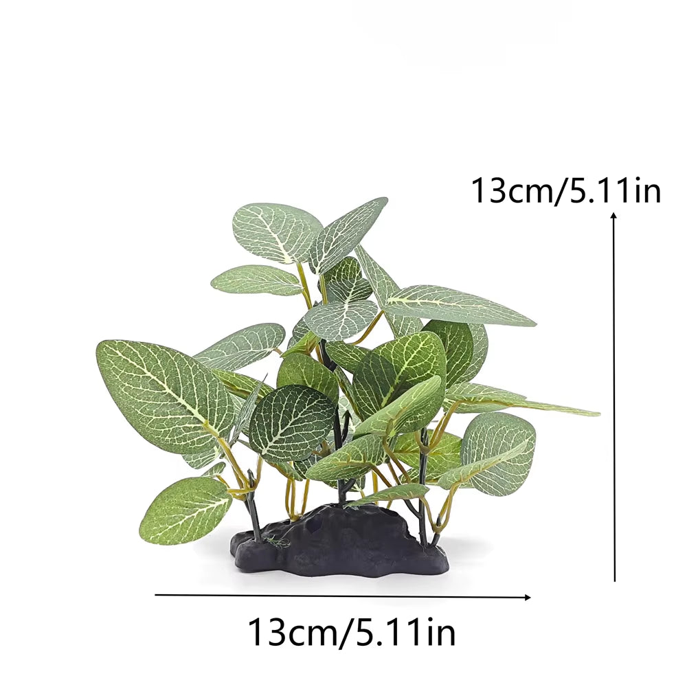 Aquarium Simulation Plant Plastic Artificial Turtle Tree Trunk Plant Plant Fish Tank Grass Wood Decoration Underwater Plants