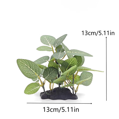 Aquarium Simulation Plant Plastic Artificial Turtle Tree Trunk Plant Plant Fish Tank Grass Wood Decoration Underwater Plants