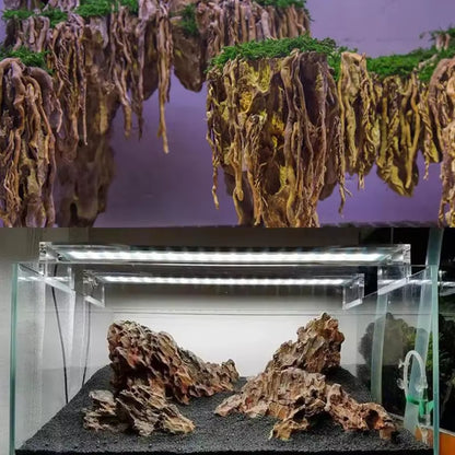 250G 500G 1000G Natural Aquarium Decor Stone Rockery Landscaping Fish Tank Microporous Stone Good for Plants Growth