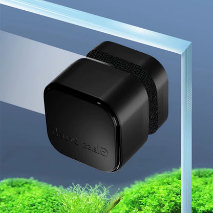 1Pc Magnetic Aquarium Glass Cleaner Brush, Mini Square Plastic Algae Scraper for Fish Tank Maintenance Suitable for Various Fish
