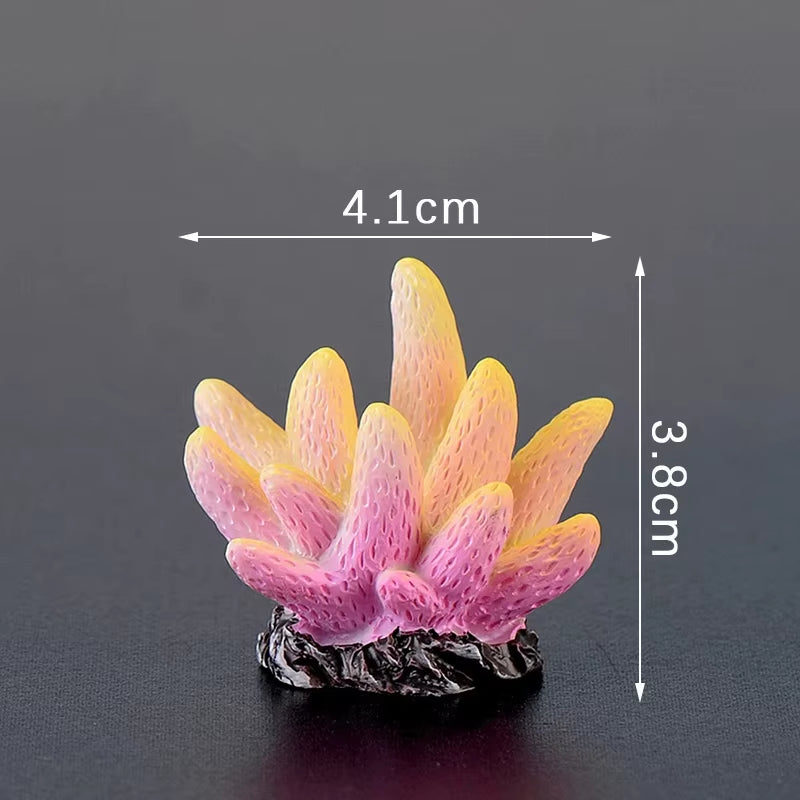 Artificial Coral Fish Tank Decoration Emulates Starfish Resin Reef Landscape Aquarium Craft Fish Tank Decoration Accessories