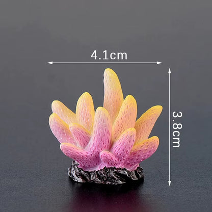 Artificial Coral Fish Tank Decoration Emulates Starfish Resin Reef Landscape Aquarium Craft Fish Tank Decoration Accessories
