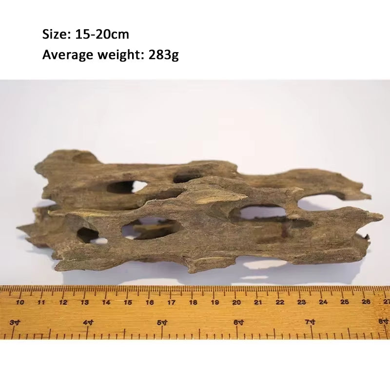 Fish Tank Decorations Natural Porous Wooden Driftwood Aquarium Decorations Crab Shrimp Fish Aquarium Accessories Wooden Product