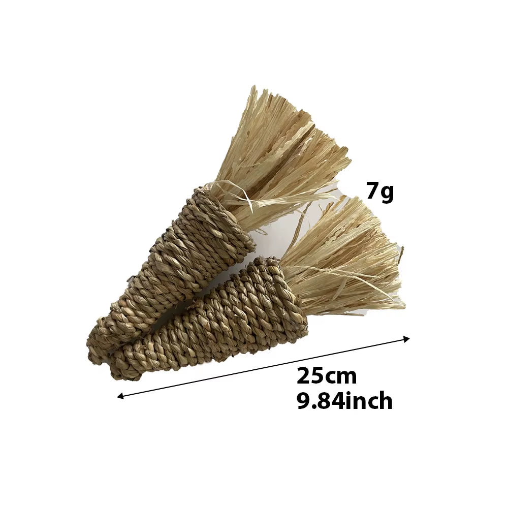 Small Animal Chew Toys for Ribbit Bunny Hamster Guinea Chinchillas Tooth Cleaning Molar Grinding Toys Pet Supplies