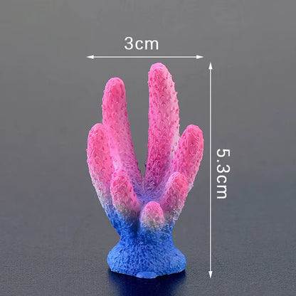 Artificial Coral Fish Tank Decoration Emulates Starfish Resin Reef Landscape Aquarium Craft Fish Tank Decoration Accessories