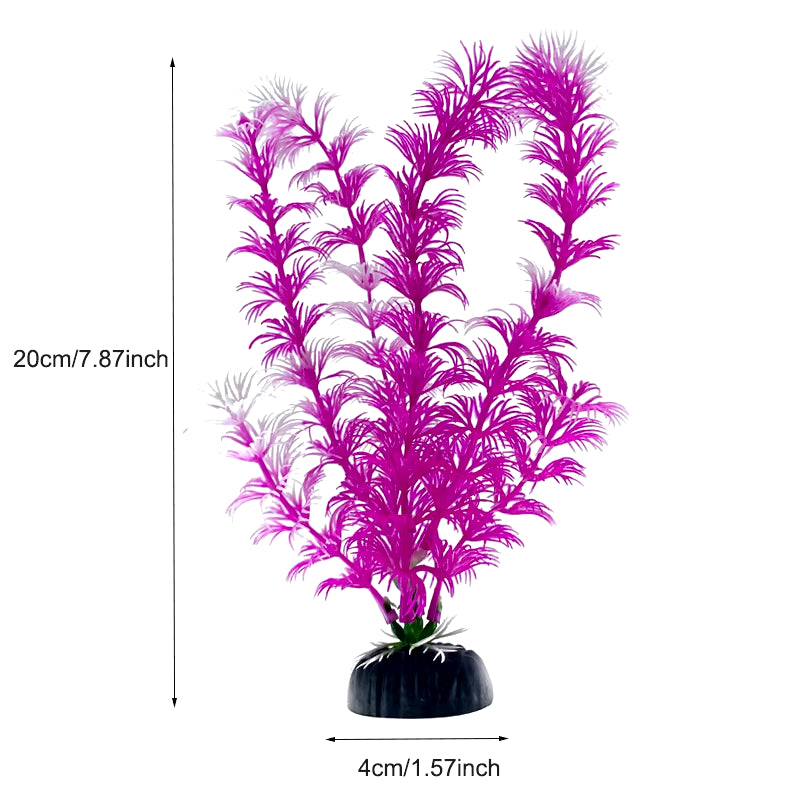 Artificial Aquarium Decor Plants Plastic Aquatic Plants Underwater Plants Aquarium Accessories Decoration Piante Acquario