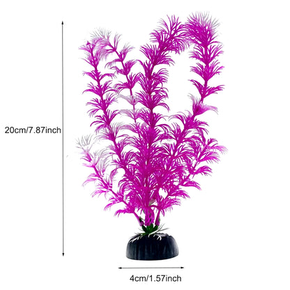 Artificial Aquarium Decor Plants Plastic Aquatic Plants Underwater Plants Aquarium Accessories Decoration Piante Acquario