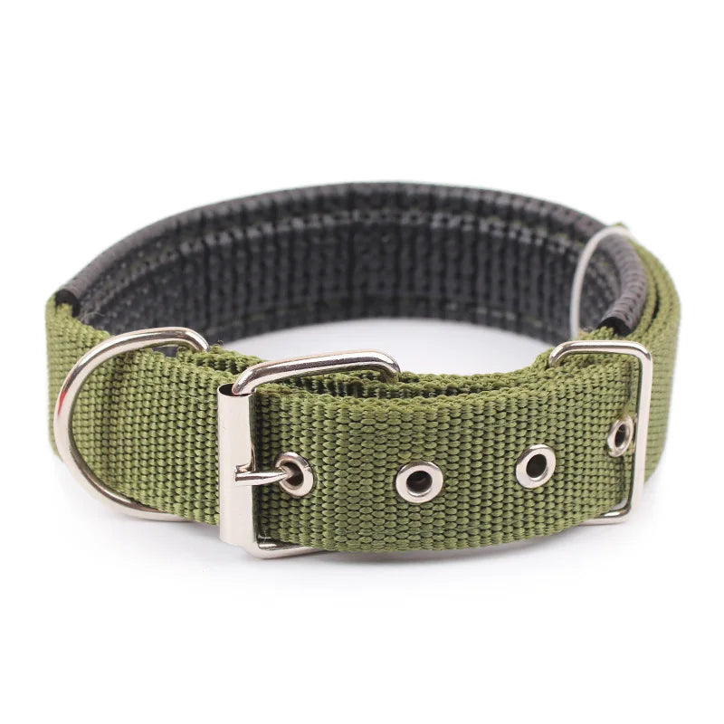 Solid Dog Collars Nylon Dog Collar for Small Medium Large Dogs Teddy Keji Pitbull Bulldog Beagle