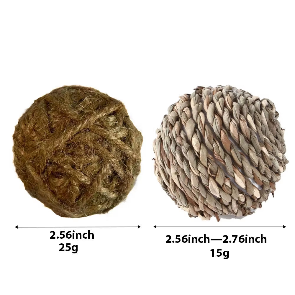 Small Animal Chew Toys for Ribbit Bunny Hamster Guinea Chinchillas Tooth Cleaning Molar Grinding Toys Pet Supplies