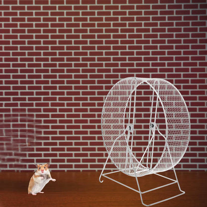 Durable Silent Running Wheel Toy Hamster Exercise Wheel Small Pet Rat Roller Funny Plaything High Quality Iron Material Pet