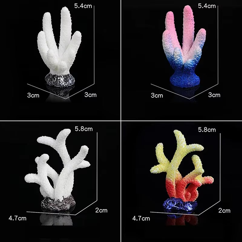 Artificial Coral Fish Tank Decoration Emulates Starfish Resin Reef Landscape Aquarium Craft Fish Tank Decoration Accessories