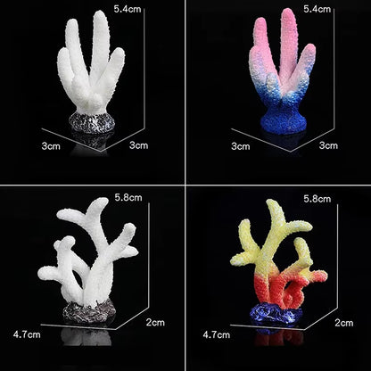 Artificial Coral Fish Tank Decoration Emulates Starfish Resin Reef Landscape Aquarium Craft Fish Tank Decoration Accessories