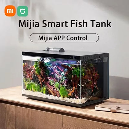 Xiaomi  Smart Fish Tank MYG100 Work with  APP Mobile Controlled Remote Feeding Smart Lighting System Light Aquarium