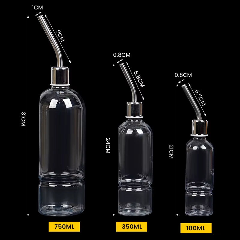 180/350/750ML Plastic Rabbit Drinking Bottle Hamster Cage Water Bottle Dispenser for Bunny Guinea Pig Squirrel Small Pet Feeder