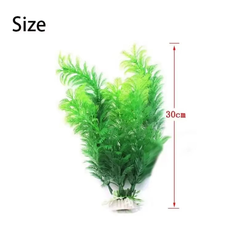 Artificial Aquarium Decor Plants Underwater Water Grass Aquatic Plastic Plants for Fish Tank Aquarium Decorations