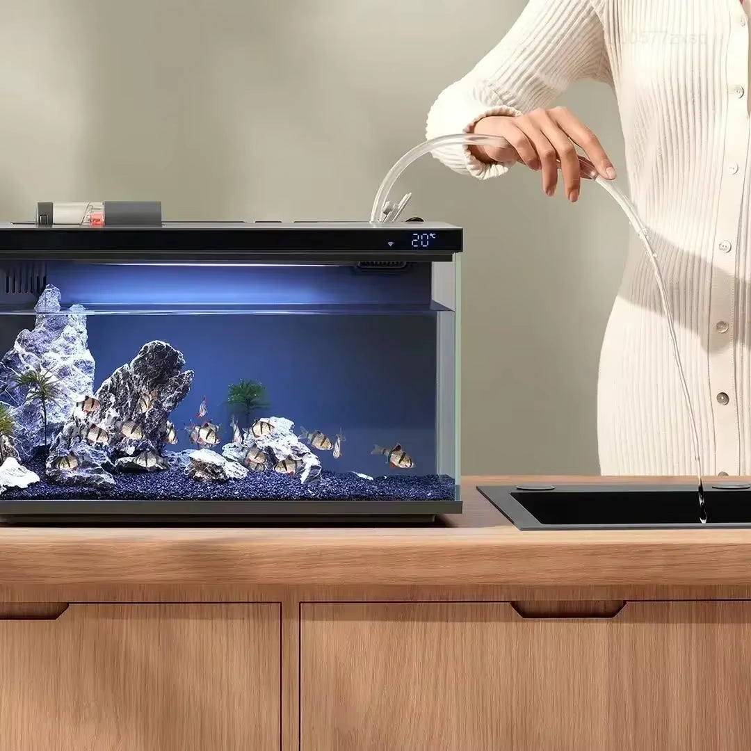 Xiaomi  Smart Fish Tank MYG100 Work with  APP Mobile Controlled Remote Feeding Smart Lighting System Light Aquarium