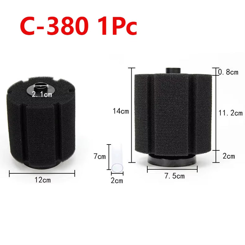Aquarium Filter Sponge for Fish Tank Air Pump Skimmer Biochemical Sponge Filter Aquarium Bio Filter Filtro Aquario Acessorio